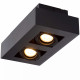 Faretto a LED in alluminio e 2 diffusori orientabili dal design moderno