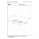 Faretto a LED in alluminio e 2 diffusori orientabili dal design moderno