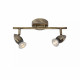 Faretto a LED in metallo con doppio diffusore orientabile dal design moderno