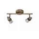 Faretto a LED in metallo con doppio diffusore orientabile dal design moderno
