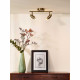 Faretto a LED in metallo con doppio diffusore orientabile dal design moderno