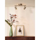 Faretto a LED in metallo con doppio diffusore orientabile dal design moderno