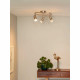 Faretto a LED in metallo con triplo diffusore orientabile dal design moderno