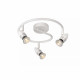 Faretto a LED in metallo con triplo diffusore orientabile dal design moderno