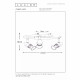 Faretto a LED in metallo con triplo diffusore orientabile dal design moderno