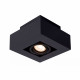 Faretto a LED quadrato con struttura in alluminio verniciata dal design moderno