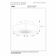 Faretto a LED quadrato con struttura in alluminio verniciata dal design moderno