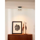 Faretto a LED quadrato con struttura in alluminio verniciata dal design moderno