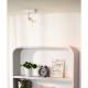 Faretto a LED struttura in metallo e diffusore orientabile dal design moderno
