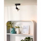 Faretto a LED struttura in metallo e diffusore orientabile dal design moderno