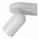 Faretto a soffitto in metallo doppio diffusore orientabile dal design moderno