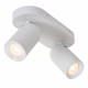Faretto a soffitto in metallo doppio diffusore orientabile dal design moderno