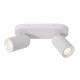 Faretto a soffitto in metallo doppio diffusore orientabile dal design moderno