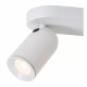 Faretto a soffitto in metallo quattro diffusori orientabili dal design moderno