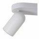 Faretto a soffitto in metallo quattro diffusori orientabili dal design moderno