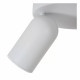 Faretto a soffitto rotondo con tre diffusori orientabili dal design moderno