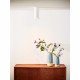 Faretto alto da soffitto con struttura cilindrica in cemento dal design moderno
