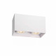 Faretto con doppio diffusore con struttura in alluminio dal design moderno