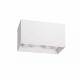 Faretto con doppio diffusore con struttura in alluminio dal design moderno