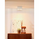 Faretto con doppio diffusore con struttura in alluminio dal design moderno