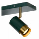 Faretto con doppio diffusore orientabile in alluminio dal design elegante