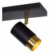 Faretto con doppio diffusore orientabile in alluminio dal design elegante
