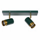 Faretto con doppio diffusore orientabile in alluminio dal design elegante