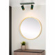 Faretto con doppio diffusore orientabile in alluminio dal design elegante