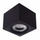 Faretto con struttura cubica in alluminio e LED dimmerabile dal design minimal