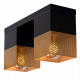 Faretto con struttura e con doppio diffusore in metallo dal design moderno