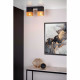 Faretto con struttura e con doppio diffusore in metallo dal design moderno
