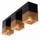 Faretto con struttura e con triplo diffusore in metallo dal design moderno