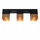 Faretto con struttura e con triplo diffusore in metallo dal design moderno