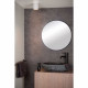 Faretto con struttura in alluminio diffusore in vetro dal design moderno
