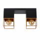 Faretto con struttura in metallo dal design moderno con doppio diffusore