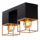 Faretto con struttura in metallo dal design moderno con doppio diffusore