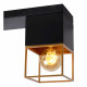 Faretto con struttura in metallo dal design moderno con doppio diffusore