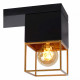 Faretto con struttura in metallo dal design moderno con triplo diffusore