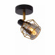 Faretto con struttura in metallo e diffusore orientabile dal design moderno