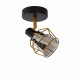 Faretto con struttura in metallo e diffusore orientabile dal design moderno