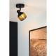 Faretto con struttura in metallo e diffusore orientabile dal design moderno