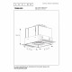 Faretto da incasso con struttura in alluminio dal design moderno