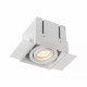 Faretto da incasso con struttura in alluminio dal design moderno