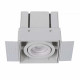 Faretto da incasso con struttura in alluminio dal design moderno