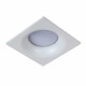 Faretto da incasso per bagno struttura in alluminio quadrata dal design moderno