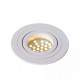 Faretto da incasso rotondo struttura in alluminio moderna diffusore orientabile