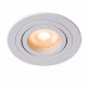 Faretto da incasso rotondo struttura in alluminio moderna diffusore orientabile