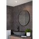 Faretto da incasso struttura in alluminio rotonda per bagno dal design moderno