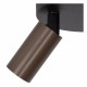 Faretto da soffitto con 3 diffusori dimmerabili e orientabili in alluminio