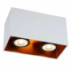 Faretto da soffitto con struttura in alluminio moderna e doppio diffusore